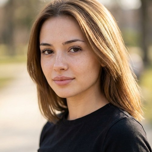 AI Image: Portrait of Beautiful Russian Caucasian Woman