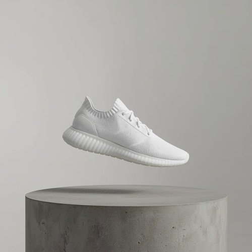 AI Image: Product Photo of White Sneakers