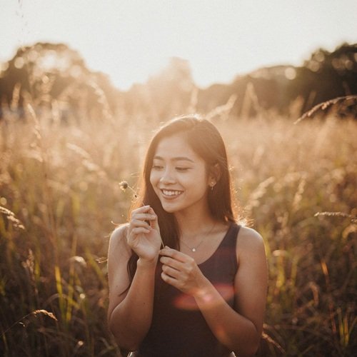 AI Image: Woman in field