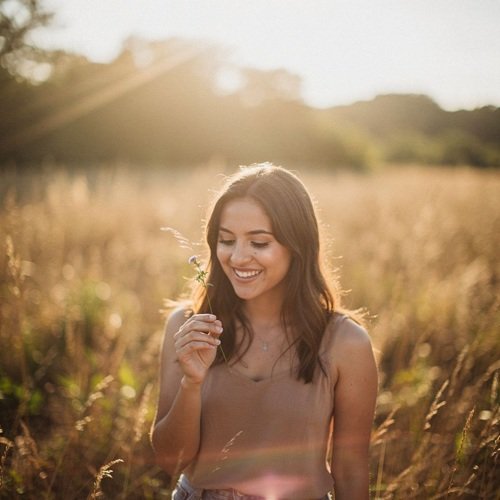 AI Image: Woman in field
