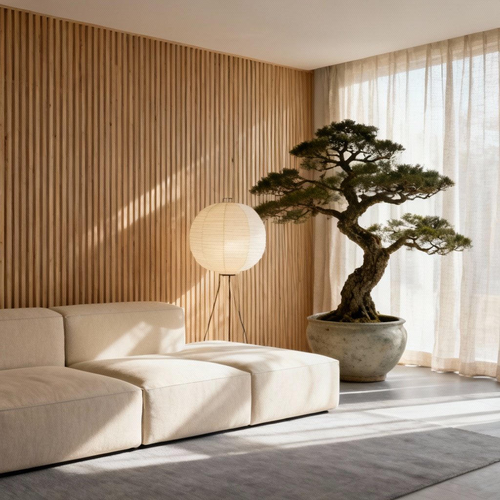 AI Image: Japandi Living Room