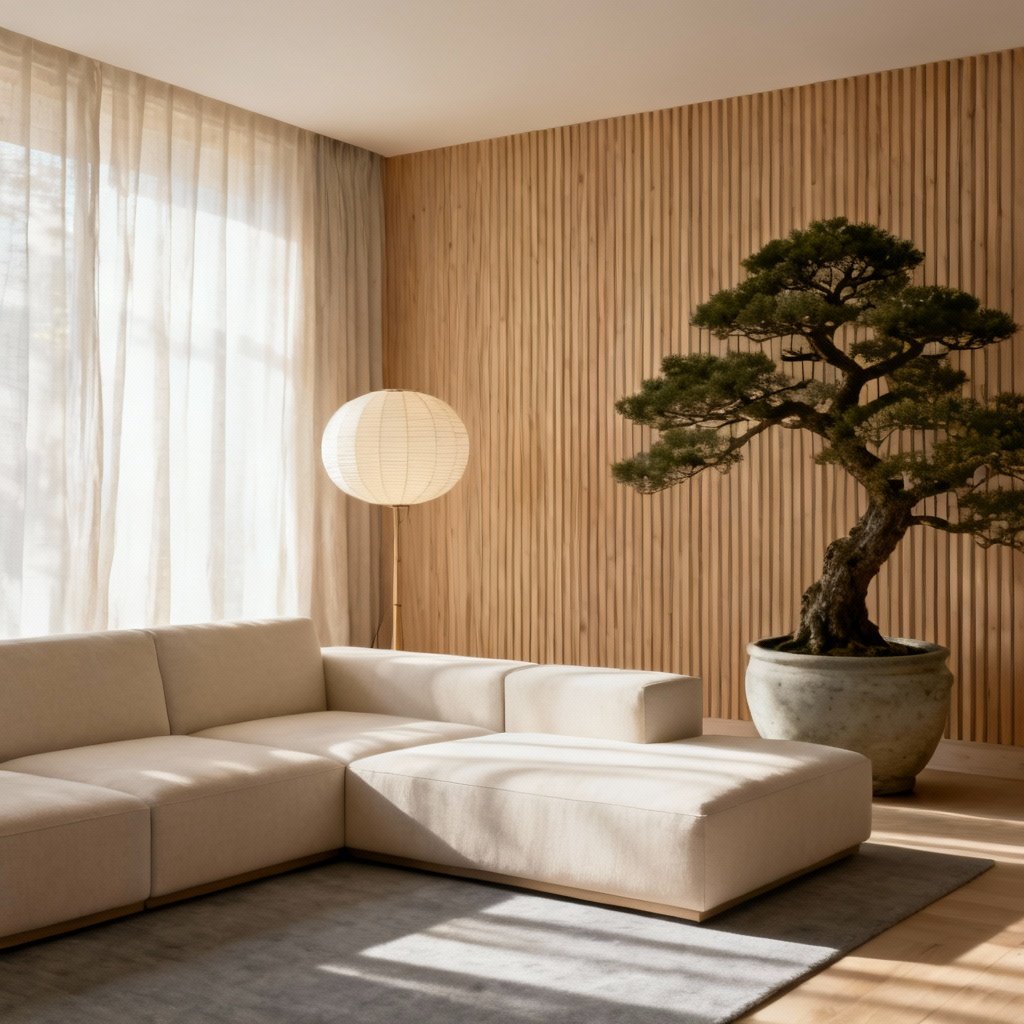 AI Image: Japandi Living Room